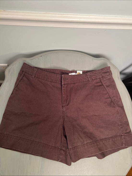 Dockers Pants - Dockers Women's flat front Cotton Shorts in Brown size 14